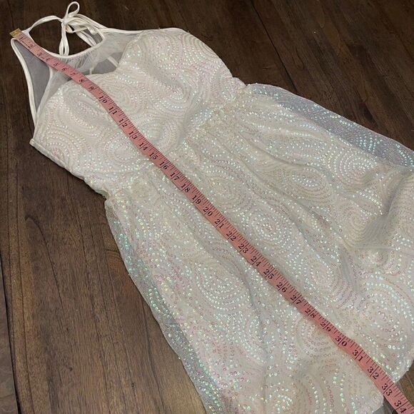 Ruby Rox Womens Sequined Party Pleated Dress - Picture 8 of 11